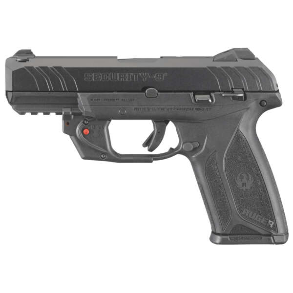 RUGER SEC-9 9MM 4" BLK 15RD 3DT LSR