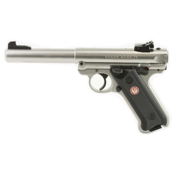 RUGER MRK IV TRGT 22LR 5.5" STN 10RD