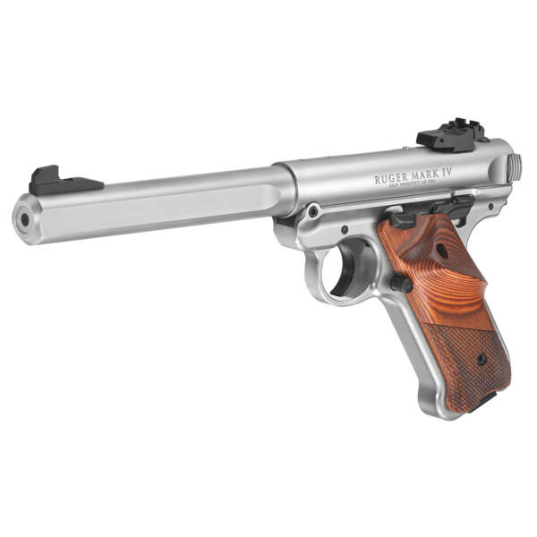 RUGER MRK IV COMP 22LR 6.9" STS 10RD