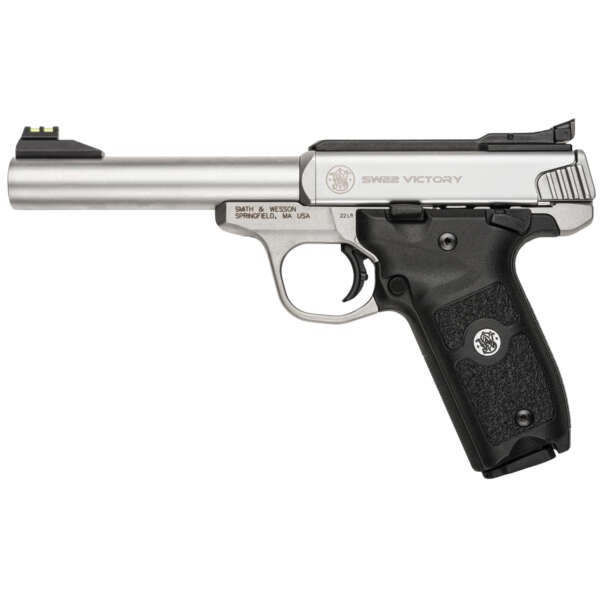 S&W VICTORY 22LR 5.5" 10RD STS AFOS