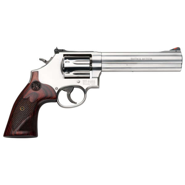 S&W 686 PLUS DLX 357 6" STS 7RD WD