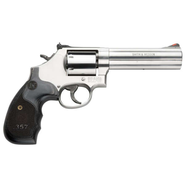 S&W 686 PLUS DLX 357 5" STS 7RD WD