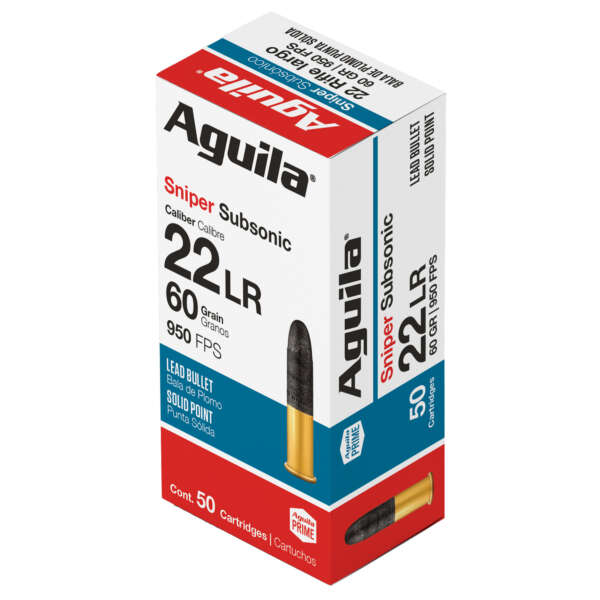 AGUILA 22LR SNIPER SUB 60GR 50/1000