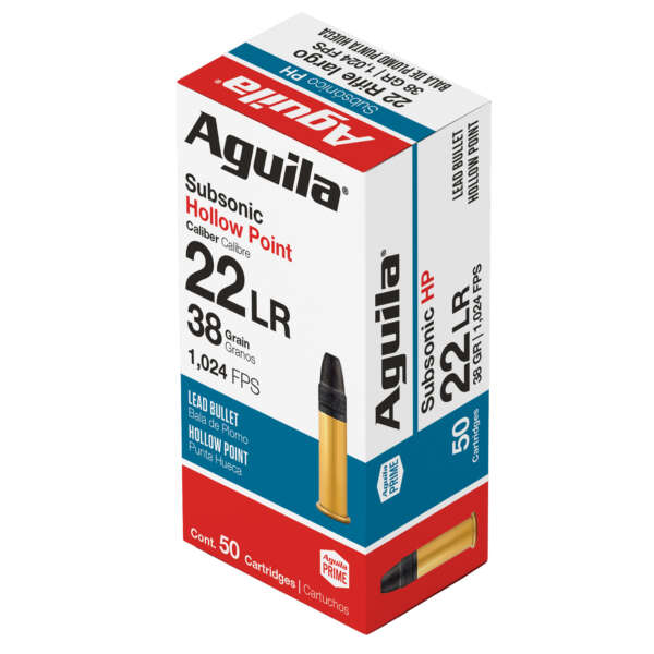 AGUILA 22LR SUB HV 38GR HP 50/1000