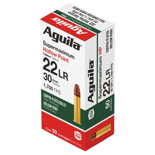 AGUILA 22LR SUPERMAX SP 30GR 50/1000