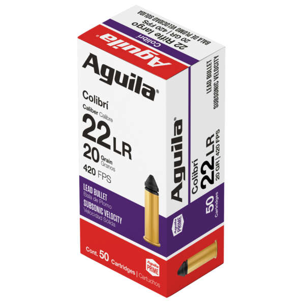 AGUILA 22LR COLIBRI 20GR 50/1000