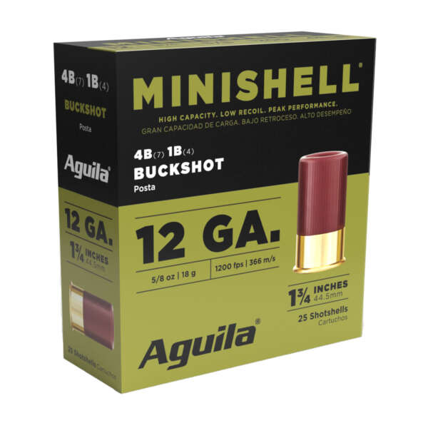 AGUILA MINISHELL 12GA 4 BUCK 25/250