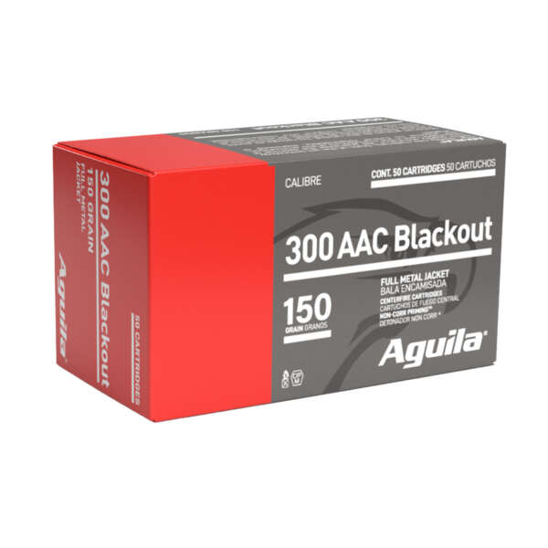 AGUILA 300BLK 150GR FMJ 50/1000