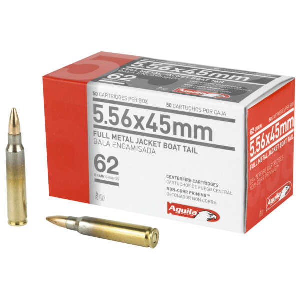 AGUILA 556NATO 62GR FMJBT 50/1000