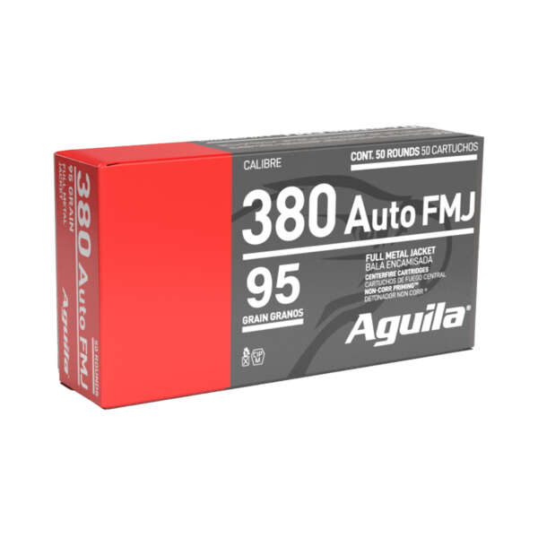 AGUILA 380ACP 95GR FMJ 50/1000