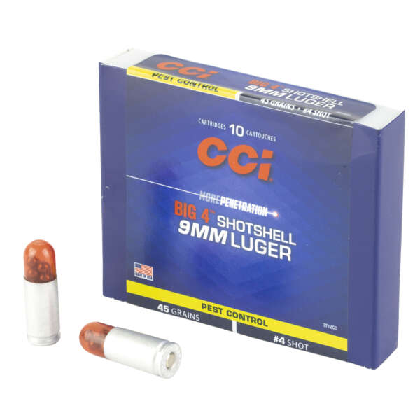 CCI 9MM #4 SHOTSHELL10/200