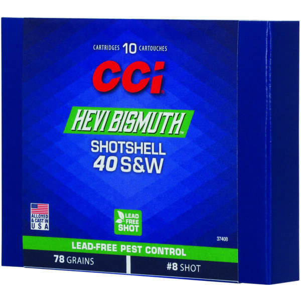 CCI 40S&W BISMUTH SHOTSHELL 10/200