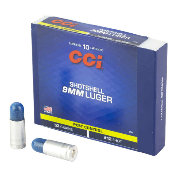 CCI 9MM #12 SHOTSHELL 10/200