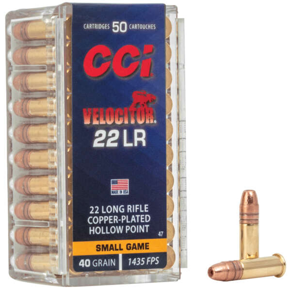 CCI 22LR VELOCITOR 40GR HP 50/5000