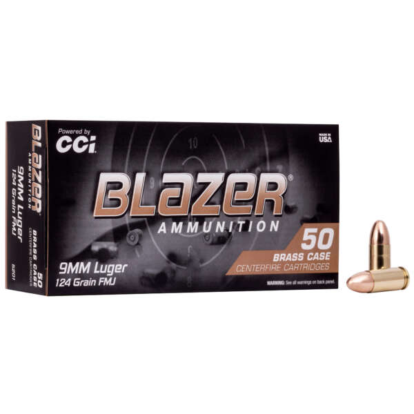 BLAZER BRASS 9MM 124GR FMJ 50/1000