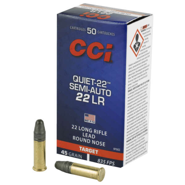 CCI 22LR 45GR LRN SA QUIET 50/5000