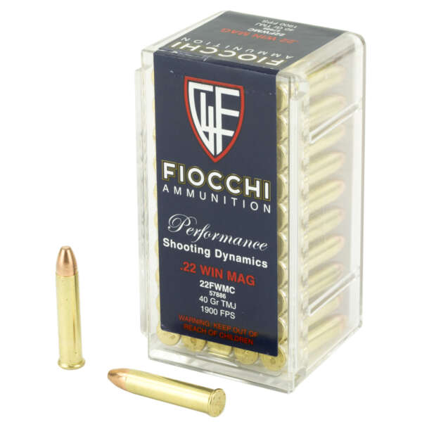 FIOCCHI 22WMR 40GR FMJ 50/2000