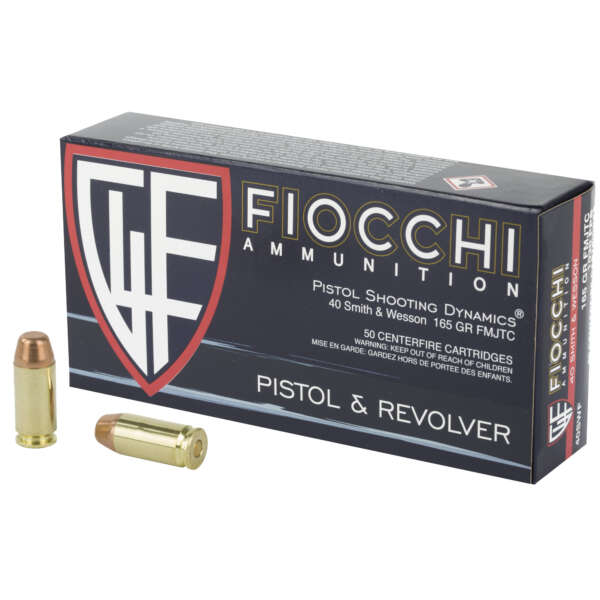 FIOCCHI 40SW 165GR FMJ 50/1000