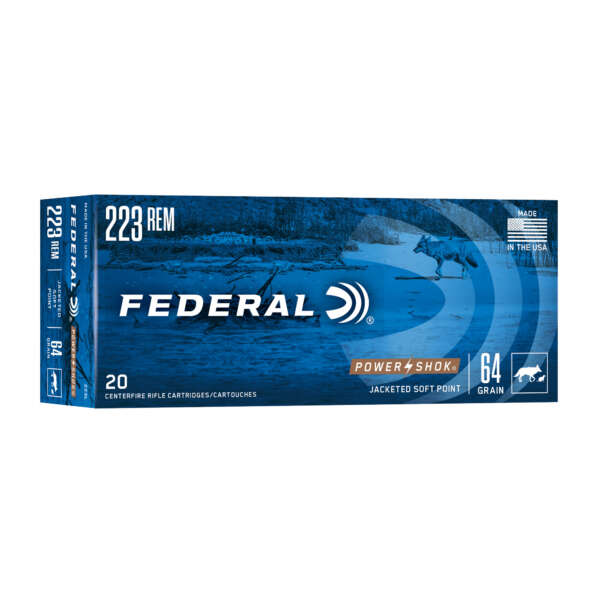 FED PWRSHK 223REM 64 GR SP 20/200