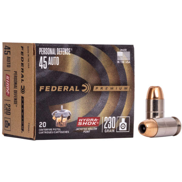 FED HYDRA-SHOK 45ACP 230GR HP 20/500