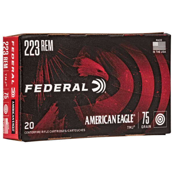 FED AM EAGLE 223 REM 75GR TMJ 20/500