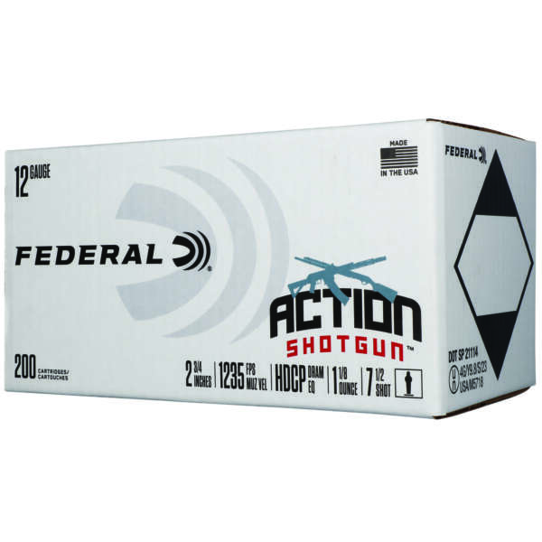 FED ACTN 12GA 2.75" #7.5 200RD