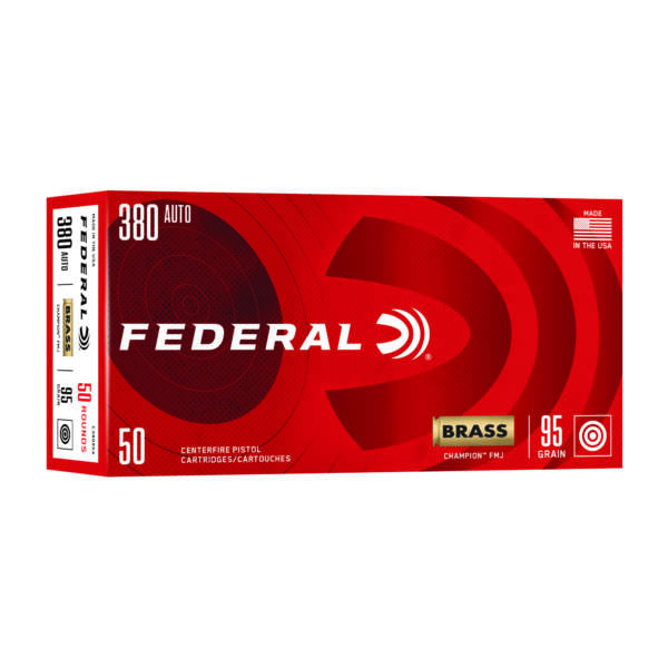 FED CHAMP 380AUTO 95GR FMJ 50/1000