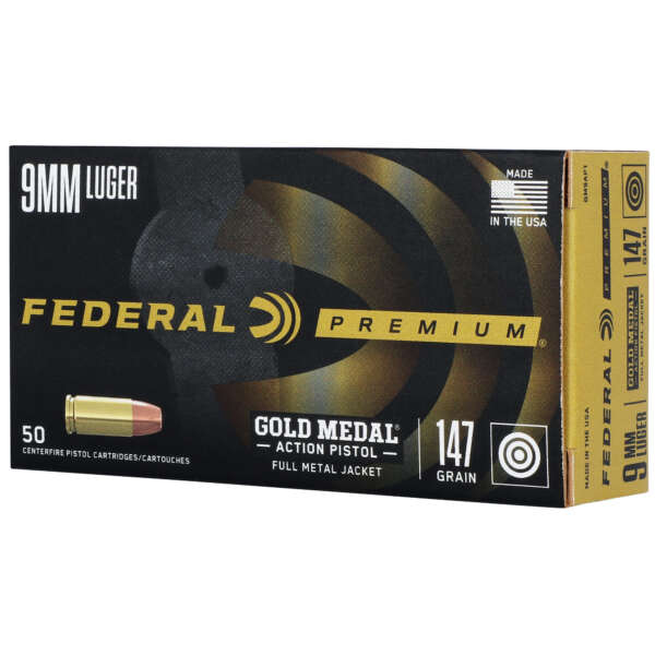 FED GLD MDL ACT 9MM 147GR FMJ 50/500