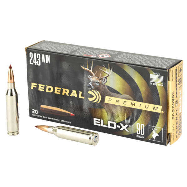 FED PRM 243WIN 90GR ELD-X 20/200