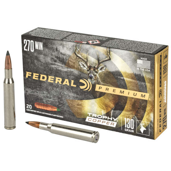 FED PRM 270WIN 130GR TRPHY COPPER 20