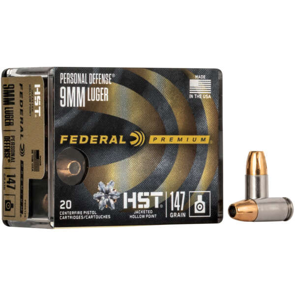 FED PRM HST 9MM 147GR JHP 20/200