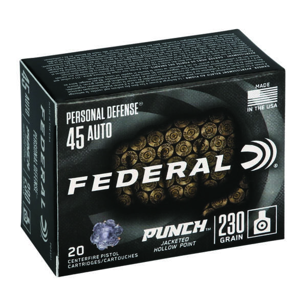 FED PUNCH 45ACP 230GR JHP 20/200