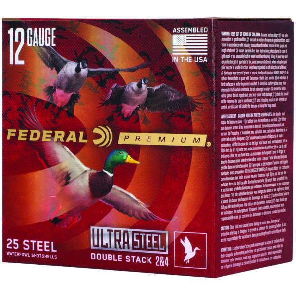 FED ULT STL 12GA 3" 1.25OZ #2/#4 25