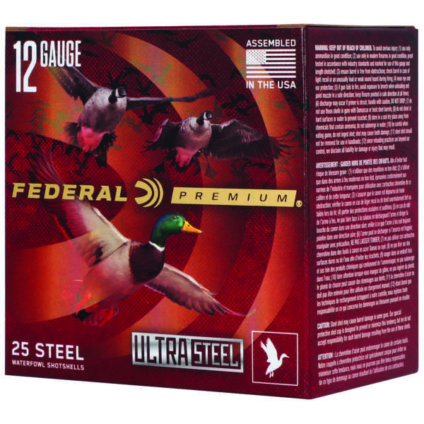 FED ULT STL 12GA 3" 1.25OZ #2 25/250