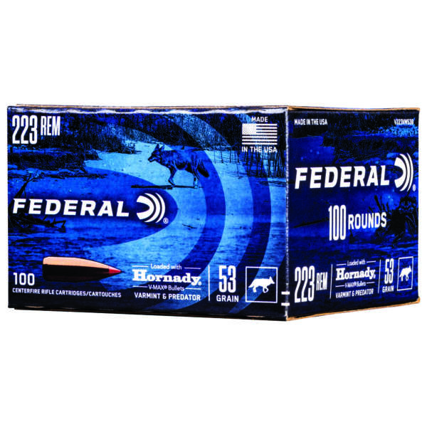 FED V&P 223REM 53GR HRNDY V-MAX 20/2