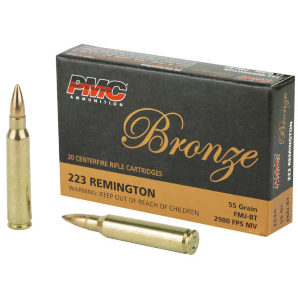 PMC BRNZ 223REM 55GR FMJ 20/1000