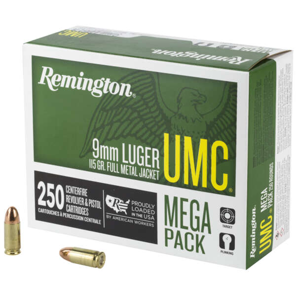 REM UMC MP 9MM 115GR FMJ 250/1000