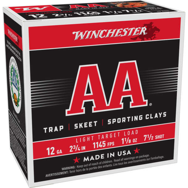 WIN AA TRGT 12GA 2.75" #7.5 25/250