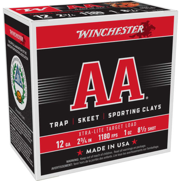 WIN AA EX-LIGHT 12GA 2.75" #8 25/250