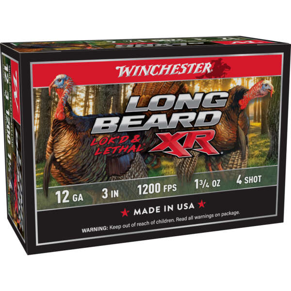 WIN LB XR TRKY 12GA 3" #4 10/100