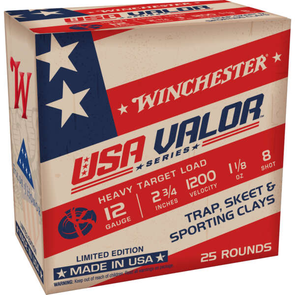 WIN USA VALOR 12GA 2.75" #8 25/250