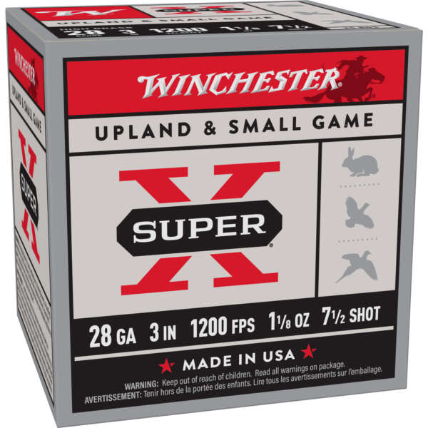 WIN SUPERX 28GA 3" #7.5 25/250