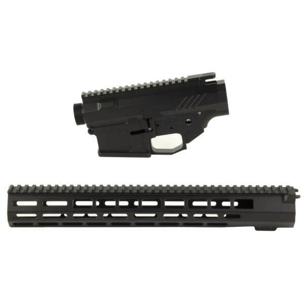 GGP AR10 BILLET RCVR SET W/15" HG BK